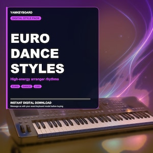 Euro Dance-stilar för Yamaha-piano | Yamaha Tyros-stilar | Yamaha Genos-stilar | Psr-stilar