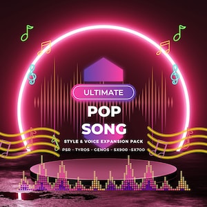 Pop Song Styles Yamaha Piano, Arranger Keyboard, Yamaha synthesizer, Music gifts, Genos, Tyros, Cvp, Psr, SX