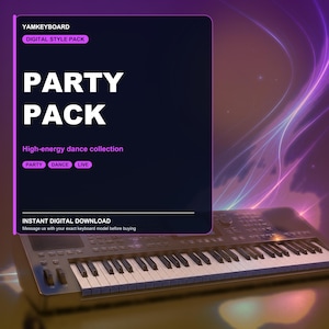 Party Pack Yamaha Styles für Genos Tyros PSR-SX | Keyboard-Styles für Dance-Musik-Arrangements