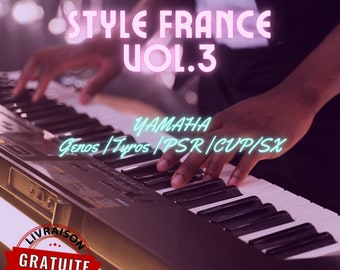 Styles Français Vol.3 pour Clavier Yamaha - Tyros, Genos, Psr, Cvp