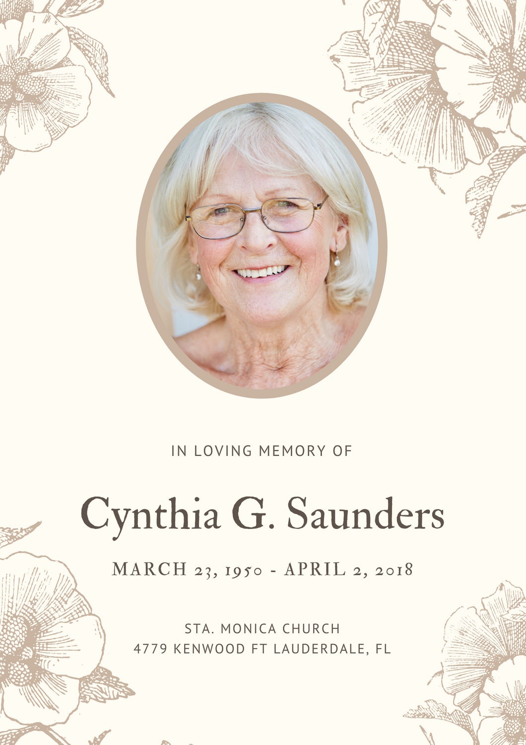 Funeral Program Template, Funeral Guest Book, Funeral Cards, Funeral