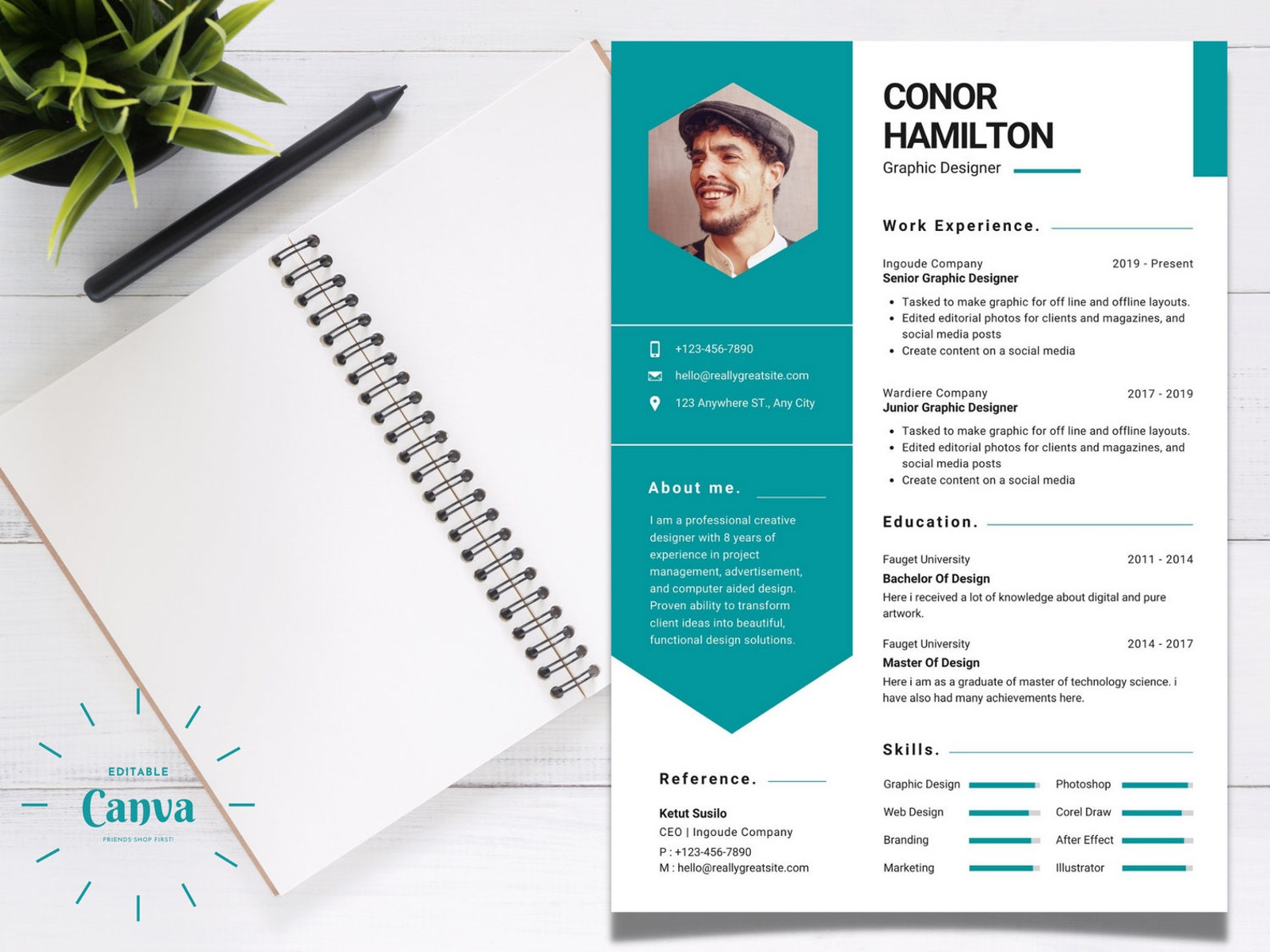 CV Resume Template Resume Template Word Resume Template With Etsy