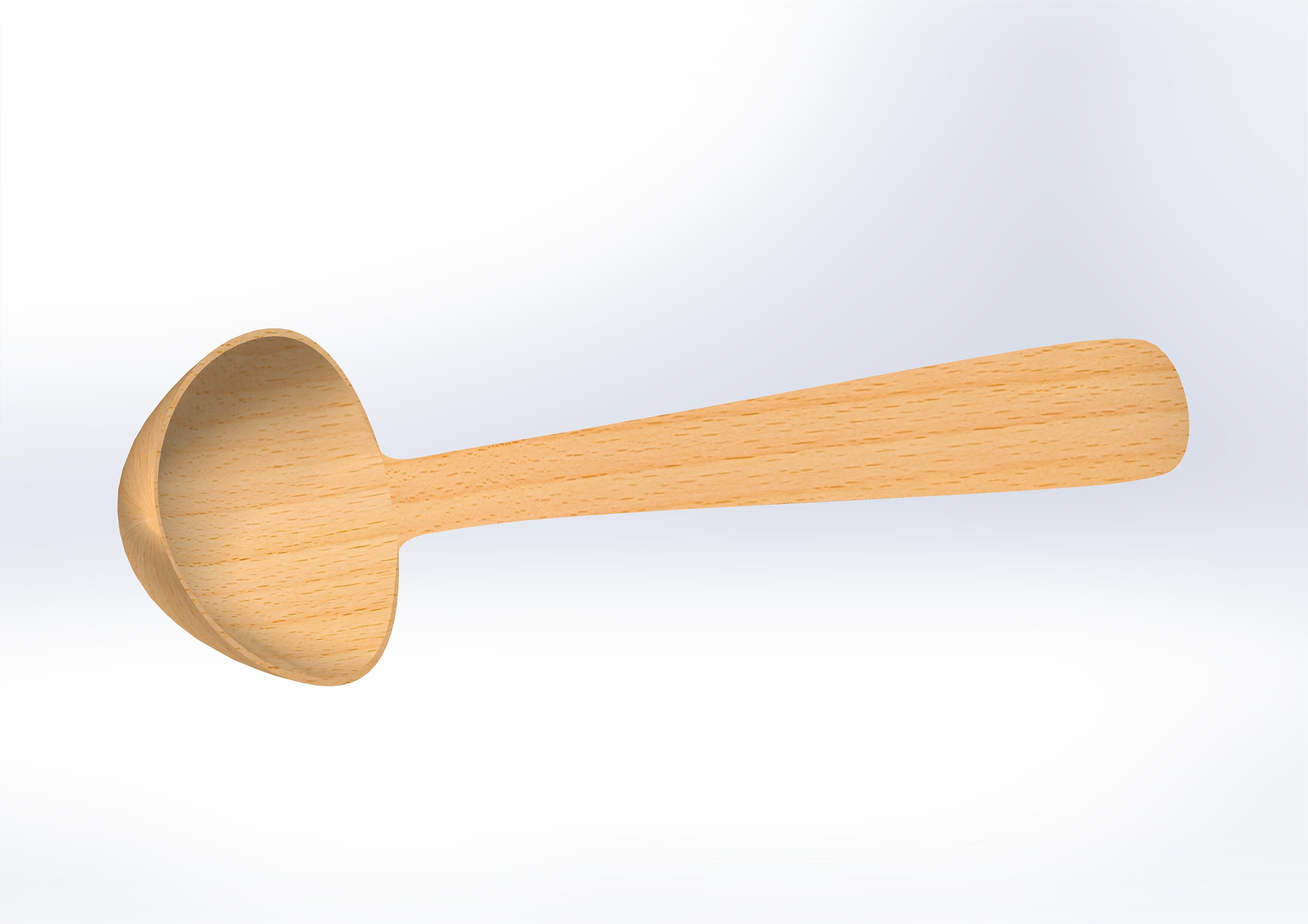 Wooden Spoon Template, Wood Carving Template, File for 3D Print and CNC ...