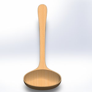 Wooden Spoon Template, Wood Carving Template, File for 3D Print and CNC ...