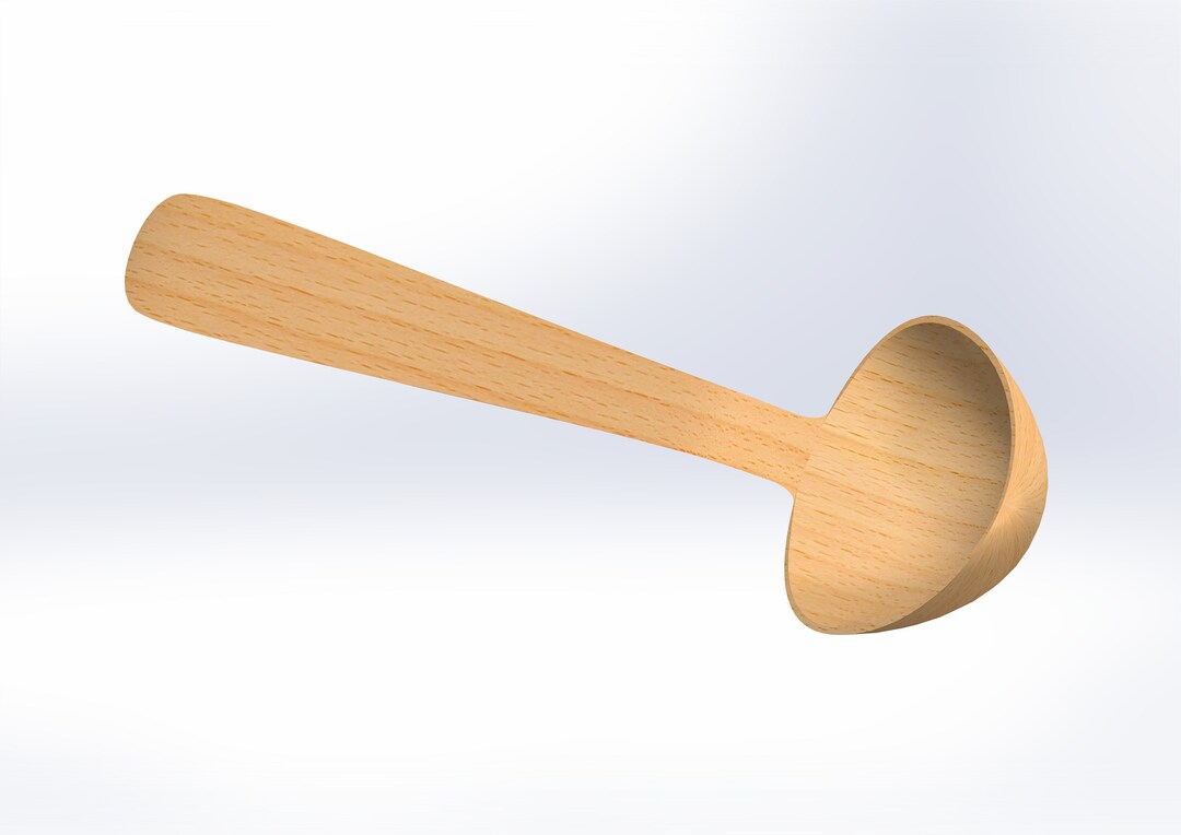 Wooden Spoon Template Wood Carving Template File for 3D Etsy
