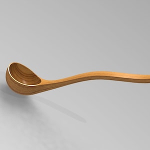 Wooden Spoon Template: 3D Print & CNC Files (Digital Download)