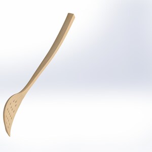 Wooden Spoon Template, Wood Carving Template, File for 3D Print and CNC ...