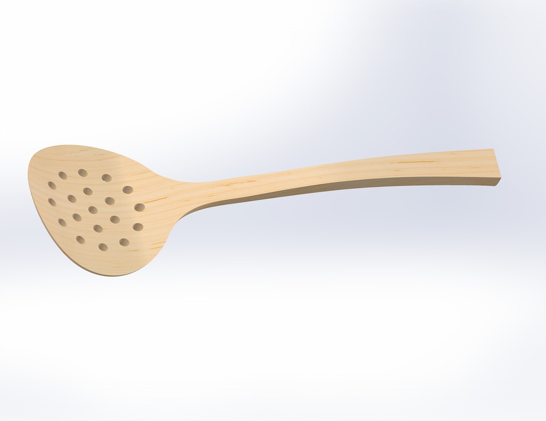 Wooden Spoon Template, Wood Carving Template, File for 3D Print and CNC ...