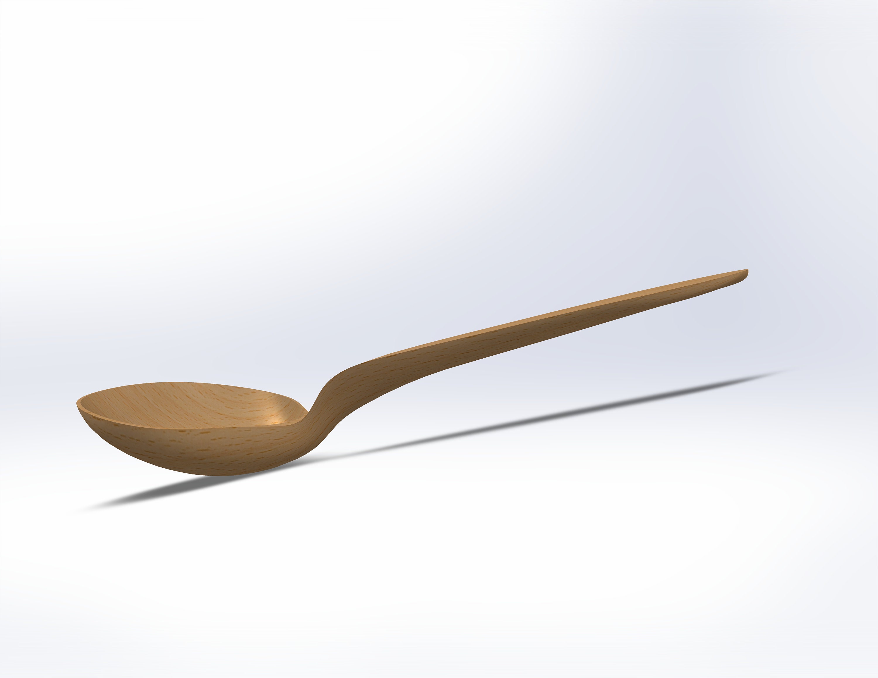 Wooden Spoon Template, Wood Carving Template, File for 3D Print and CNC ...