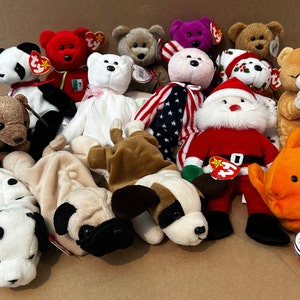 Vintage Beanie Babies ~ Retired Beanie Babies ~ Pick Your Beanie ~ 3 dollars each