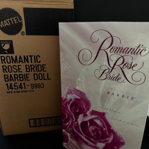 Romantic Rose Bride Barbie ~ The Wedding Flower Collection ~ Limited Edition ~ 1996