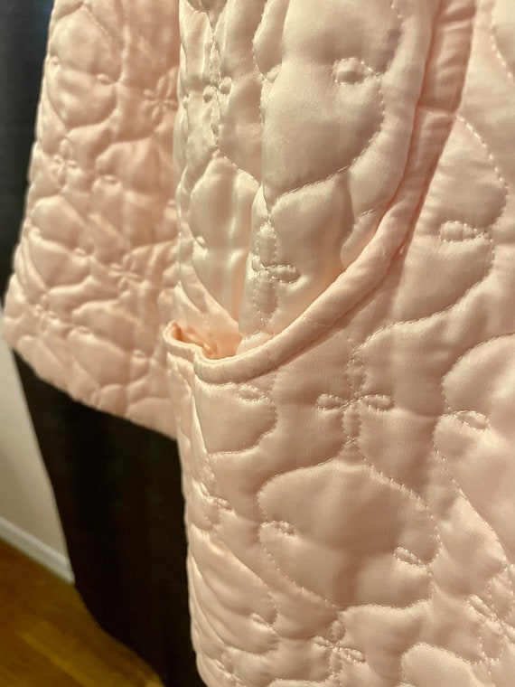 Vintage 80s Talbots Pink Quilt Jacket Size Small - image 4