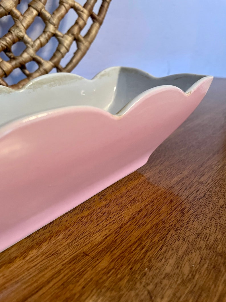 Vintage Hull Pottery Pink Planter/1950s Hull Pink Planter/hull Etsy