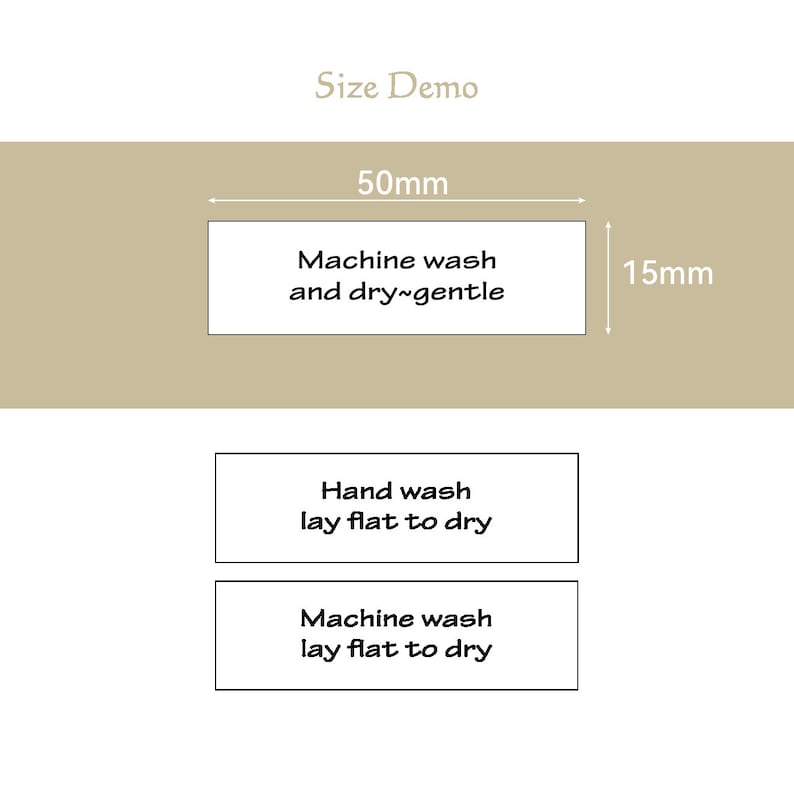 15x50mm,cotton Twill Webbing,flat or Folded Labels,printed Sew-in ...