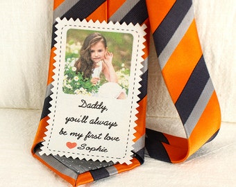 Vader van de Bruid Gift. Strijk op stropdas patch. Gepersonaliseerde Tie Patch. Bruidegom Gift.Wedding Tie Label. Grote rechthoek. Aangepaste tekst.