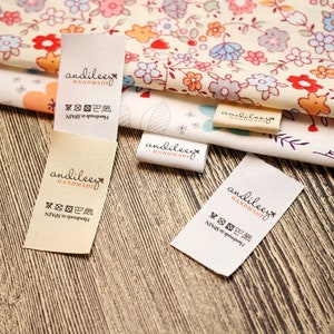 25*50mmCotton With Logo or Text Sewing Accessori Label,custom clothing labels,labels for handmade items,clothing labels,custom fabric labels