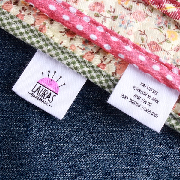 30x80 mm Cotton With Logo or Text Sewing accessori Label,tags for knitted things,Custom,Personalizada,handmade label,gift tags