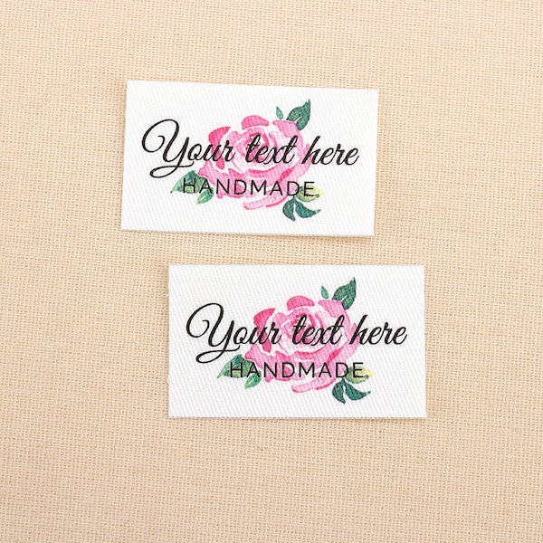 Iron on Logo Clothing Labels Etsy
