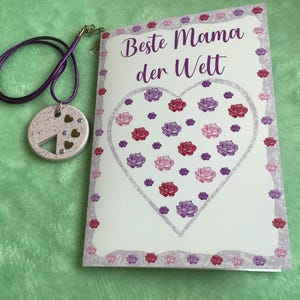 Set Geschenk Muttertag Halskette + Muttertagskarte