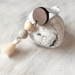 Wood Boho Car Vent Diffuser, Car Air Freshener, Oil/Fragrance Included
