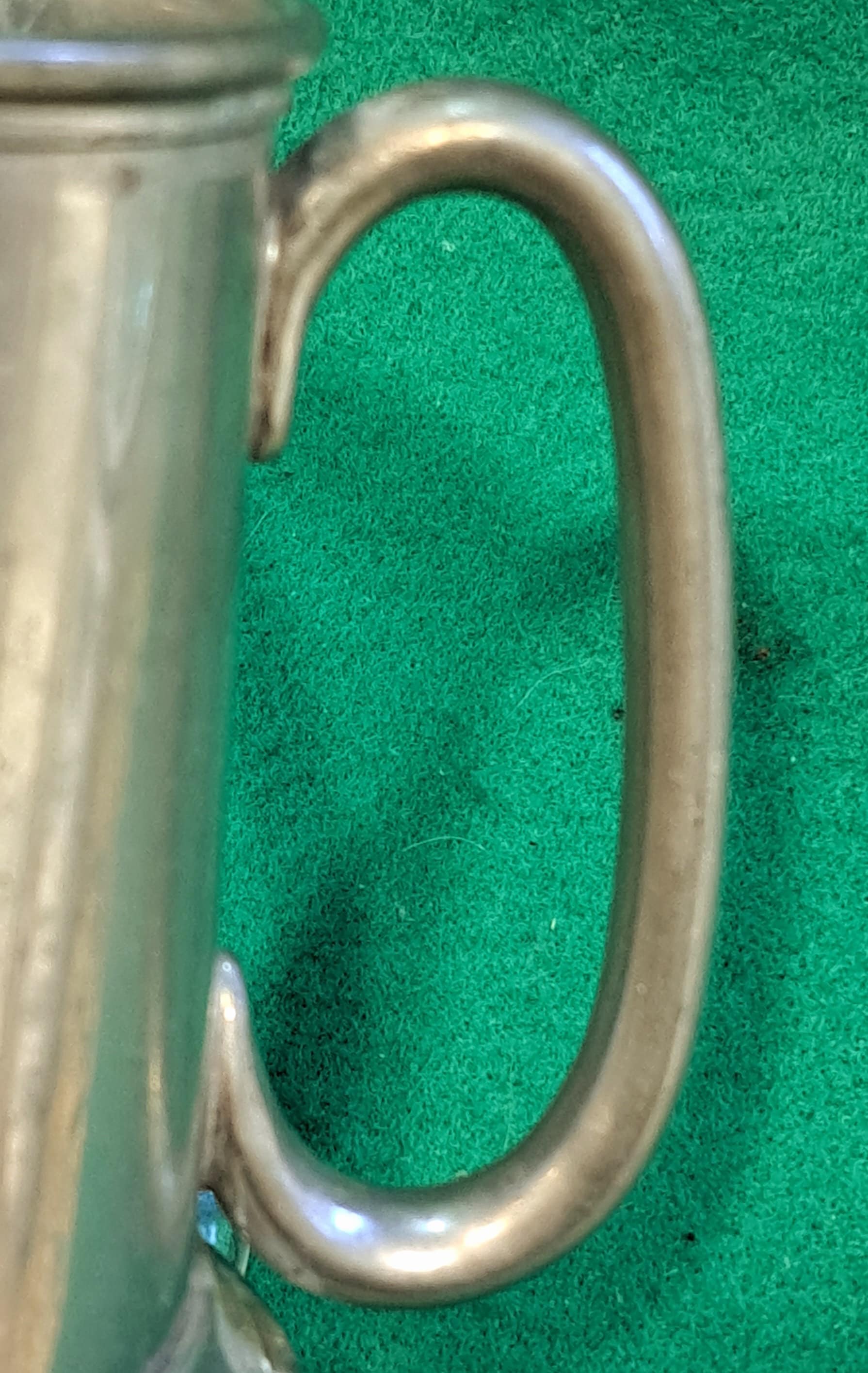 Vintage Hanle & Debler Pewter Beer Mug Glass Bottom 1960s Mono Etsy