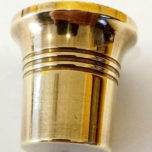 Vintage Miniature  Brass Bucket 1 1/4&quot;