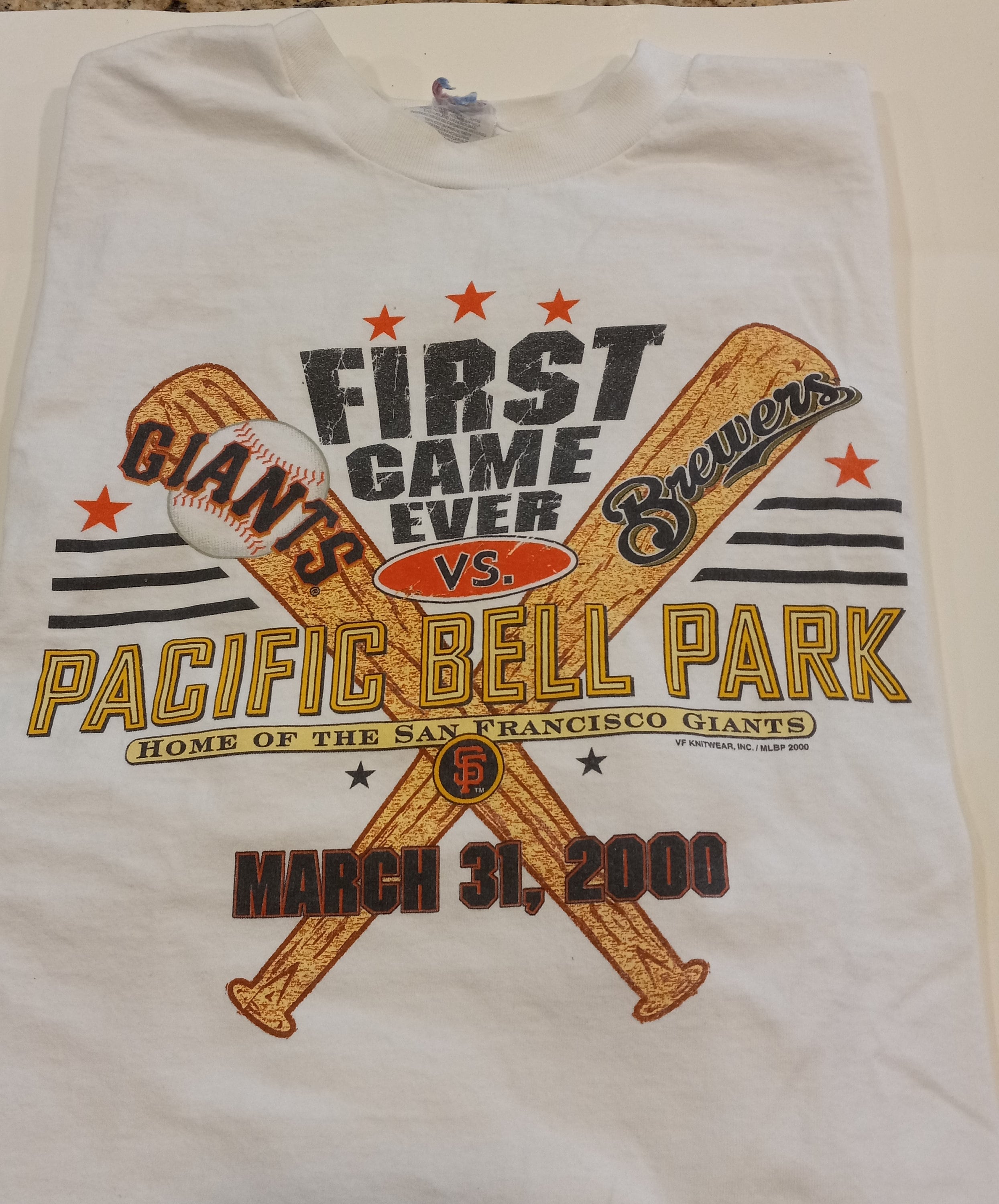 vintage sf giants t shirt