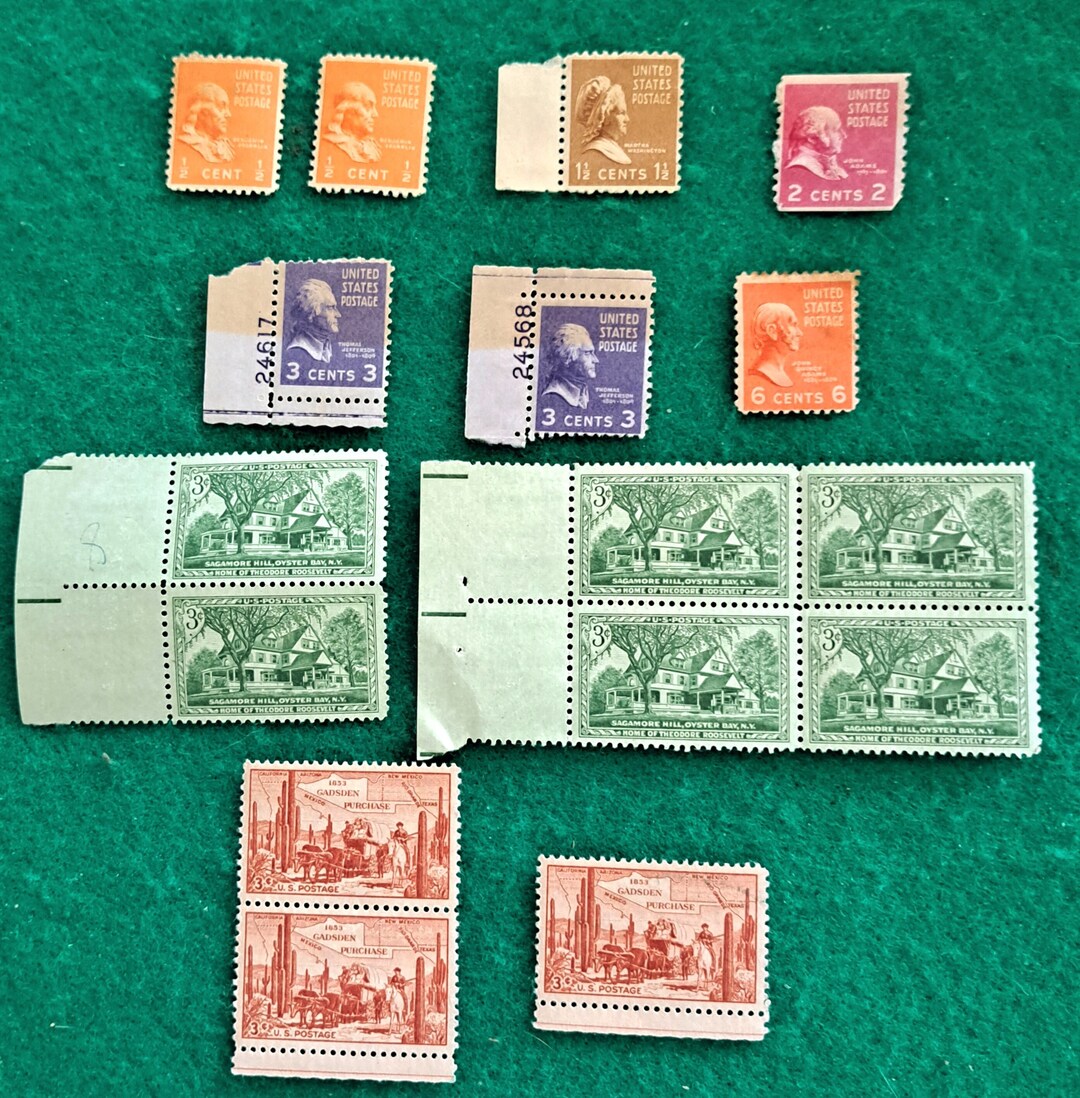 Miscellaneous Unused American Stamps - Etsy