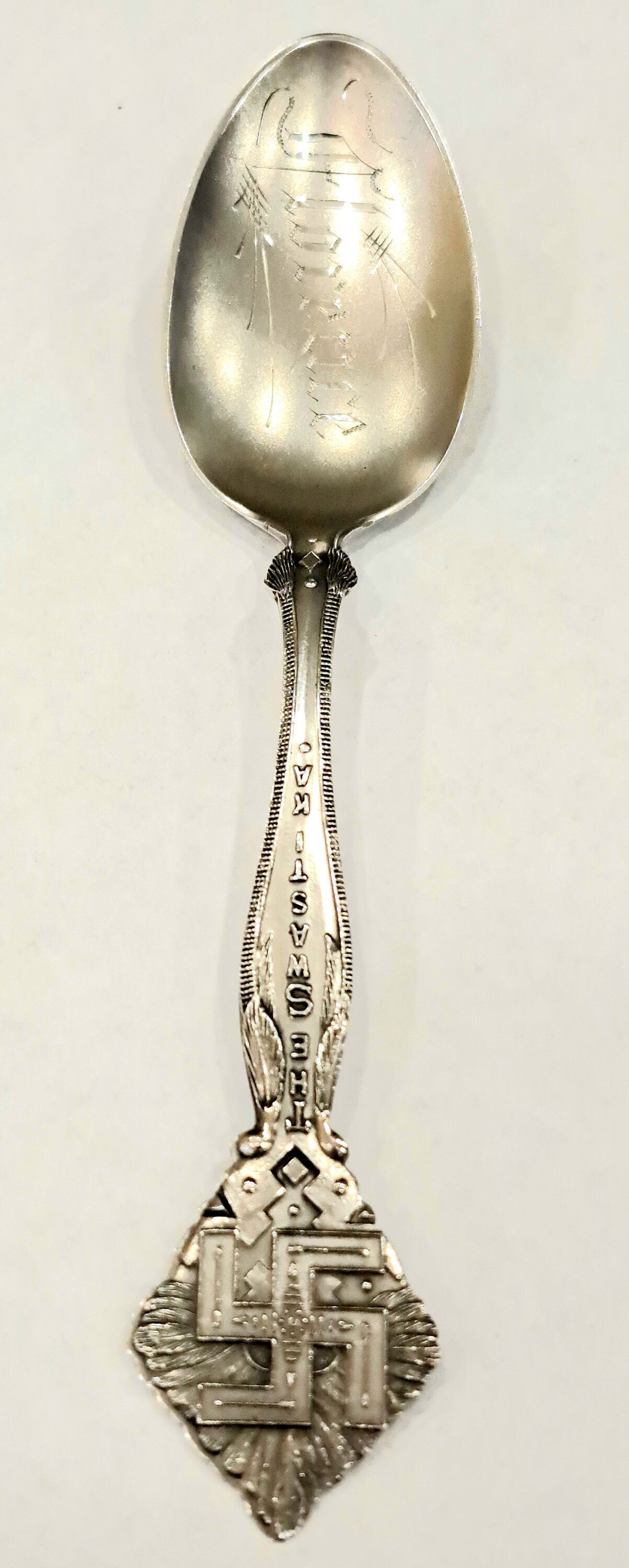 Vintage Sterling Souvenir Spoon Navajo Swastika - Florence AZ - Etsy
