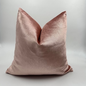 Pink Shiny Cotton Velvet Pillow Cover, Salmon Pillow Cover, Decorative Pillows, Modern Accent Pillow, Home Gift, Salmon Luxury Velvet Pillow