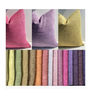 Linen Throw Pillow Cases, Thick Woven Linen Pillows, Textured Soft light color pillow, Bedroom And Living Room Cushion