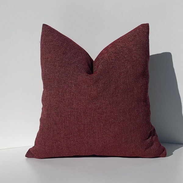 Burgundy Pillows Etsy
