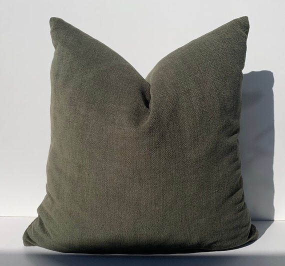 Army green hotsell throw pillows