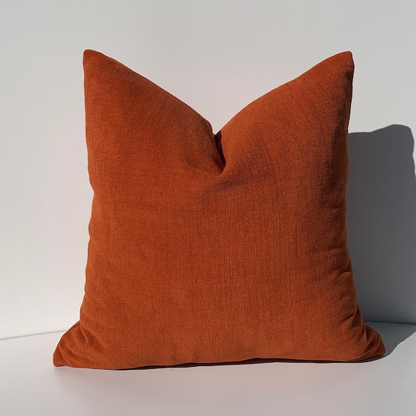 Orange Euro Sham Etsy