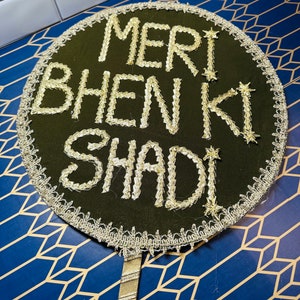 Decoração Shaadi, Sinal Shaadi, Decoração Mehndi, Sinais Mehndi, Haldi, Mayoon, Dholki, Nikkah, Sangeet, Walima, Placas de entrada de casamento! Equipe Noiva.