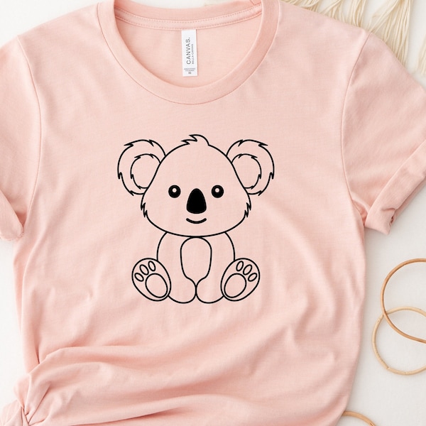 Koala Shirt Gift , Cute Koala T-shirt, f, Cute Koala T Shirt, Koala Gifts for Girl, Zoo Animal Shirt, Koala lovers, Koala life, Koala gifts