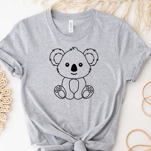 Cute Koala TShirt, Koala Shirt Gift, Cute Koala T-shirt, Koala Gifts for Girl, Zoo Animal Shirt, Koala lovers, Koala life, Koala gifts shirt