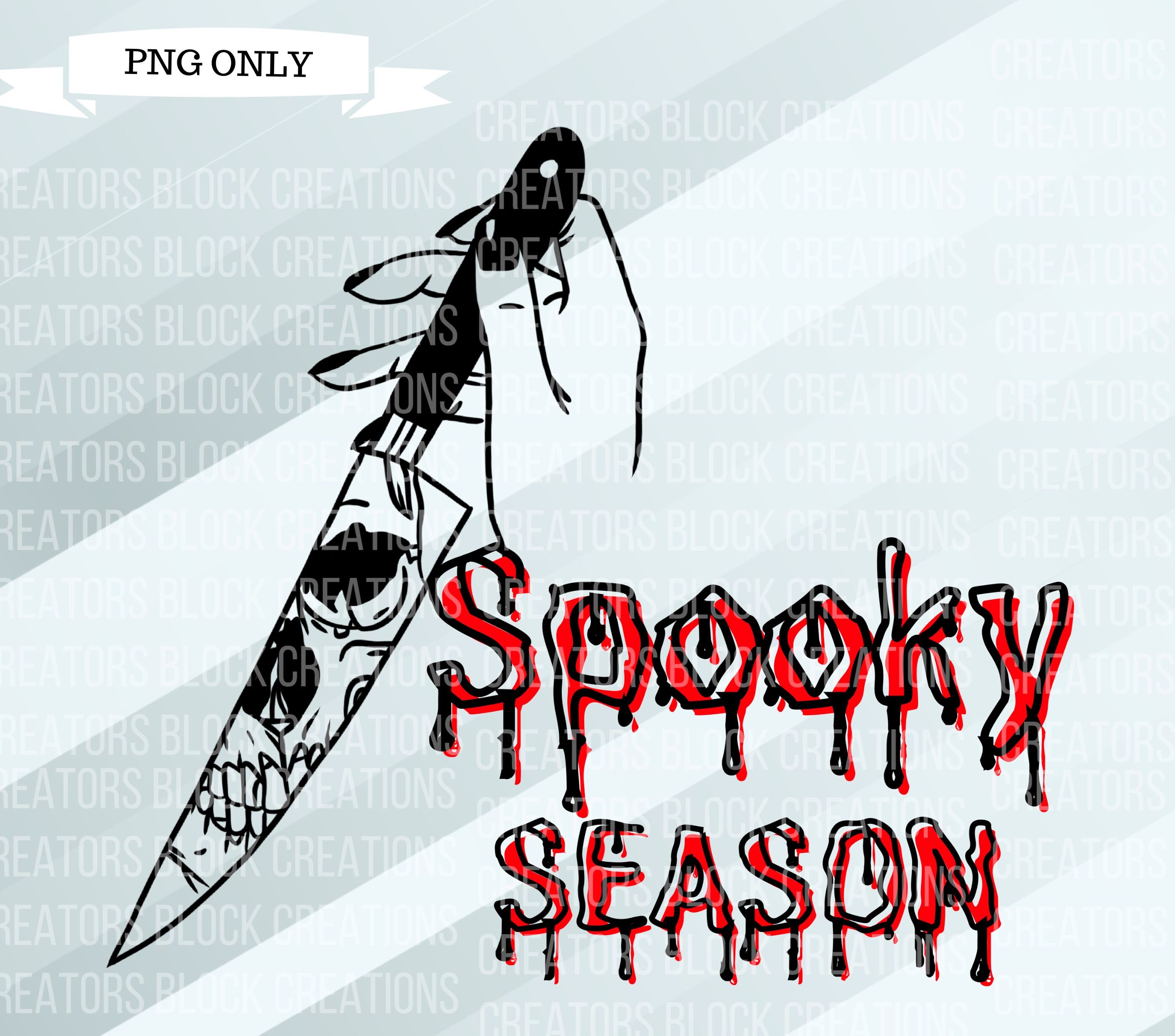Spooky Season | Halloween PNG | Halloween Knife PNG | Horror Movie PNG ...