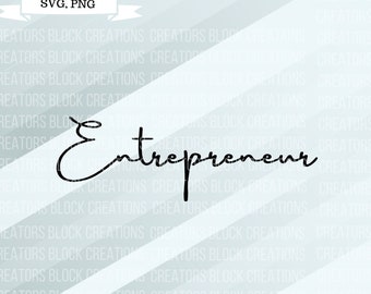 Entrepreneur SVG | Boss Babe Cut File (Digital Download)