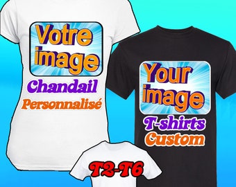 Customize t-shirt White or black