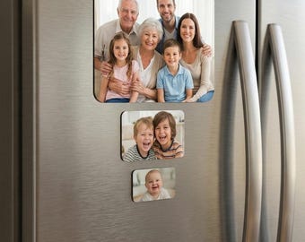Large Personalized Photo Magnet | Your Image on High-Quality Soft Magnet | Magnetic Fridge Keepsake
