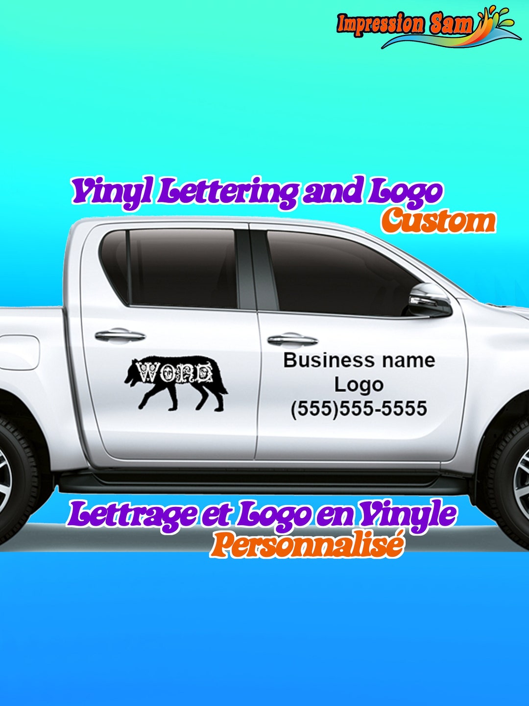 CUSTOM CAR LETTERS Vinyl Sticker - Etsy