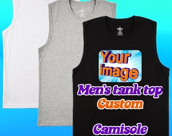 Custom Tank top/Camisole white, black, gray