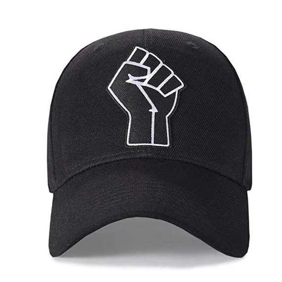 Black Power Fist Dad Hat - Etsy