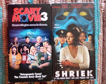 Scary Movie 3 & Shriek VHS Horror Parody Double Feature