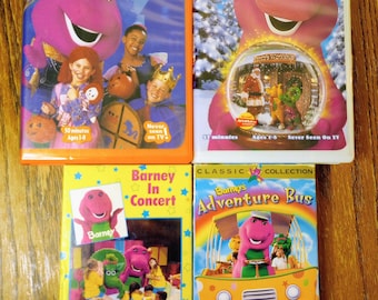Barney VHS Lot - 4 Tapes