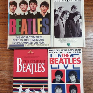 The Beatles Live VHS - Etsy