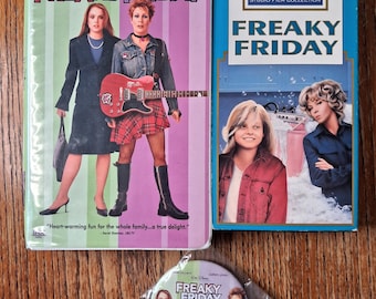 Freaky Friday VHS Double Feature W/ Bonus Promo Pin