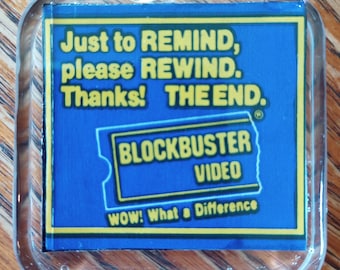 Blockbuster Video Refrigerator Magnets Handmade W/ Bonus Mystery Tape!