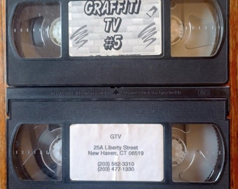 2 Graffiti TV VHS Tapes Missing Cases